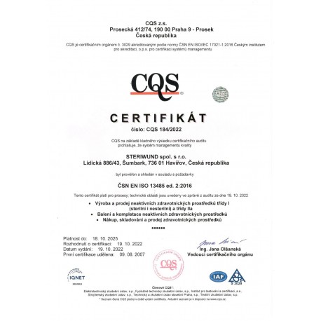 CQS Certifikát